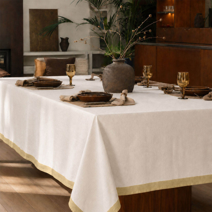 Nappe en Lin et Coton MONZA - Haomy | Impression lin