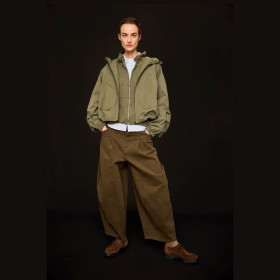 Pantalon Large en Coton PAINTER