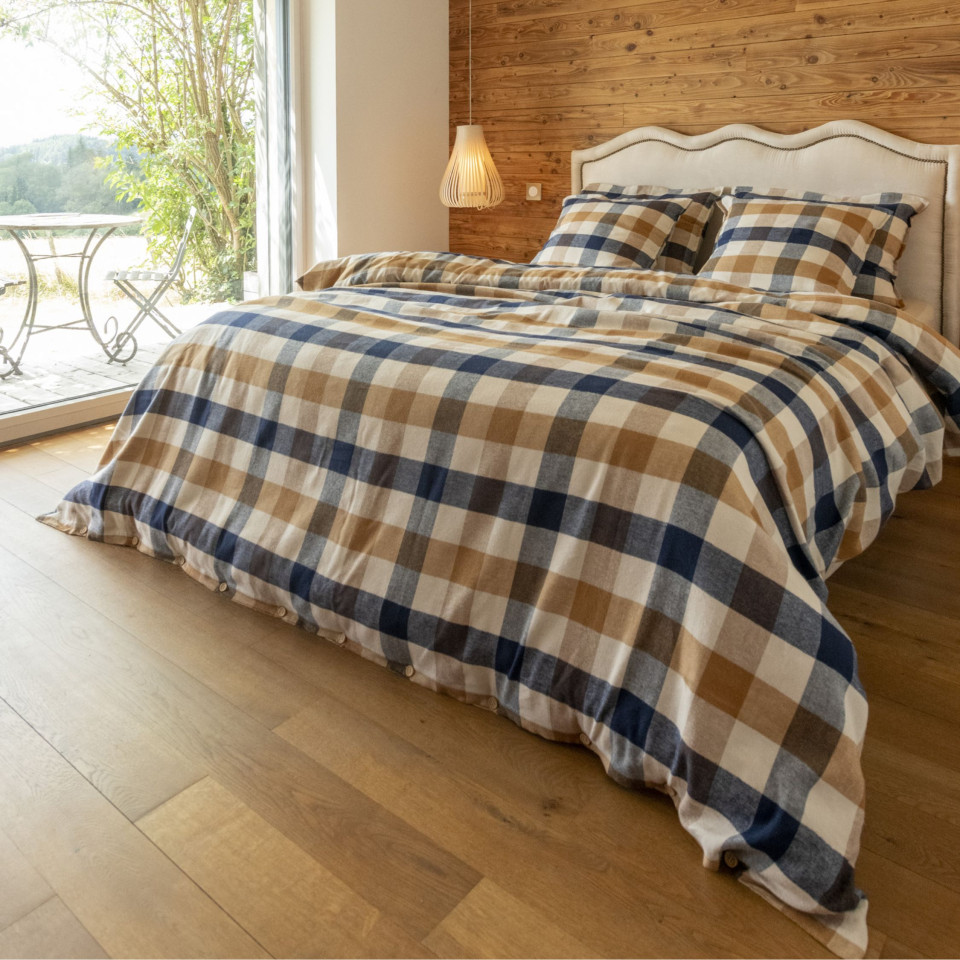 Taie d'oreiller flanelle BASILE