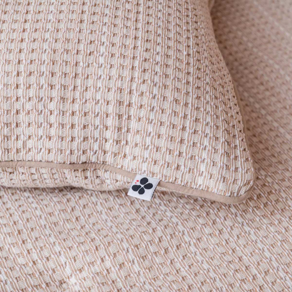 Coussin coton gaufré ANOUK