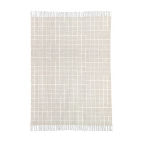 Plaid Carreaux Laine Mérinos et Cachemire IRINA