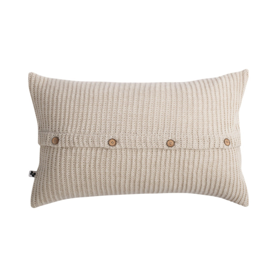 Housse de coussin tricot TRISTAN