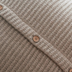 Housse de coussin tricot TRISTAN