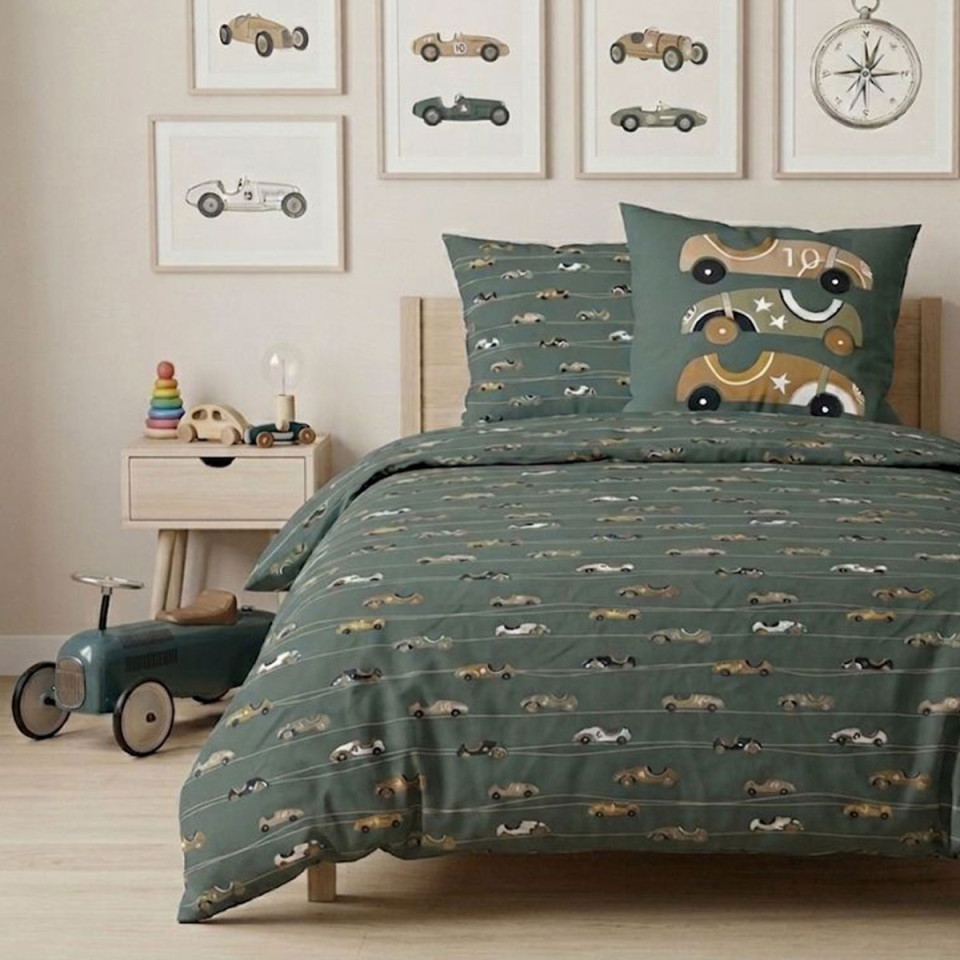 Housse de couette percale BOLIDE