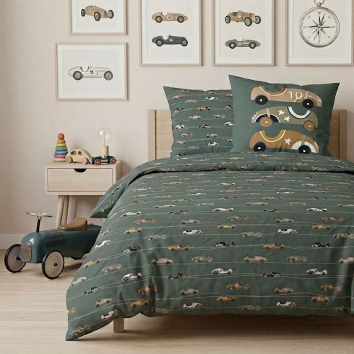 Taie d'oreiller percale Bolide