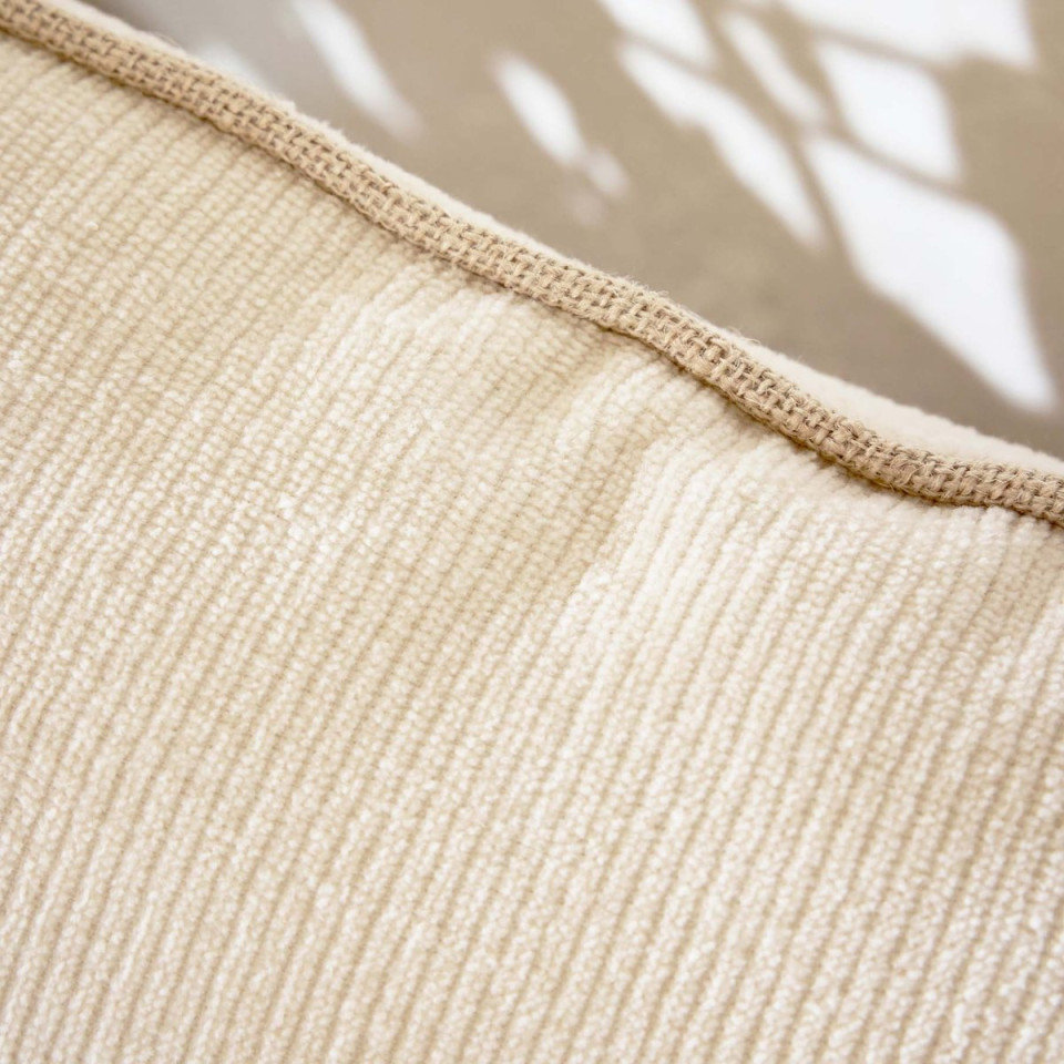 Coussin velours côtelé CLOVIS