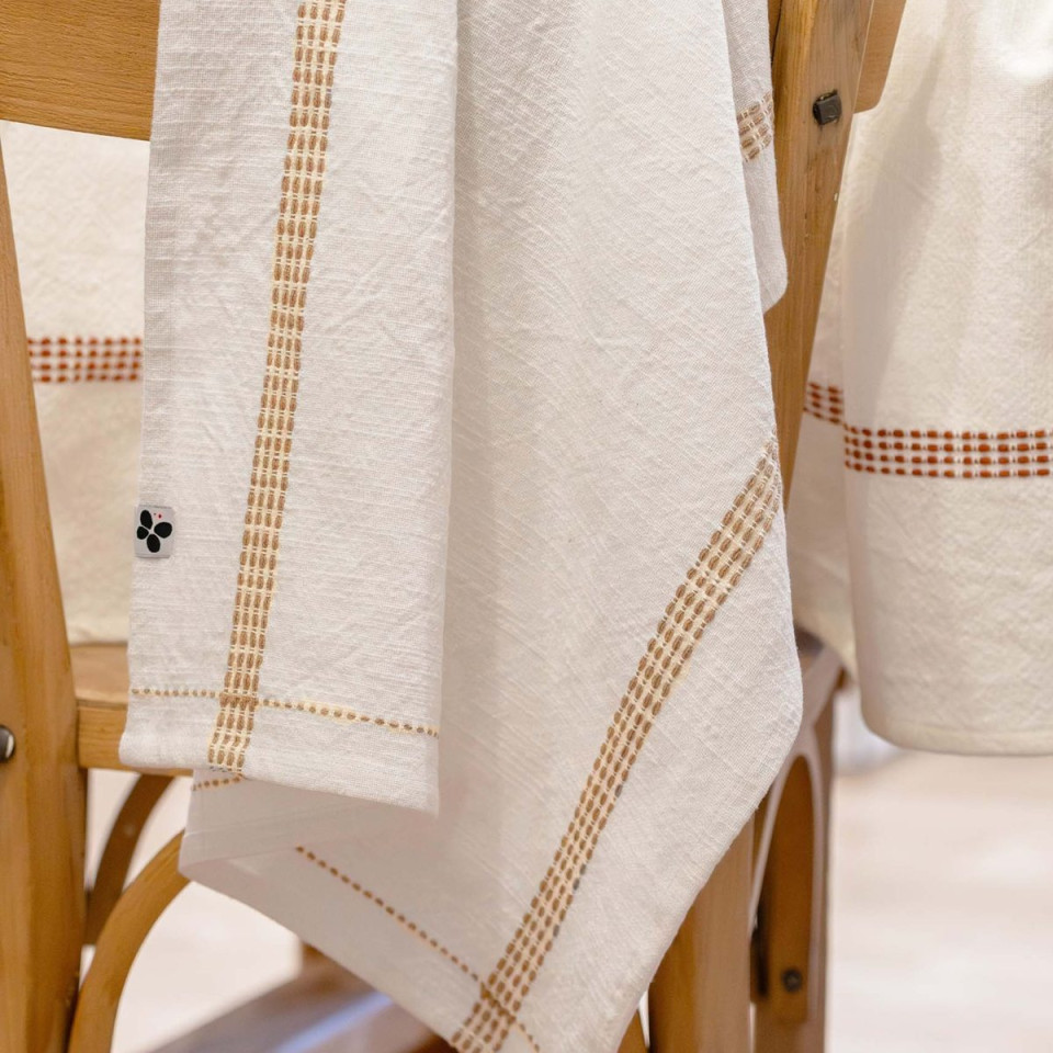 Lot de 2 essuie-mains coton Gabbie