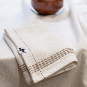 Lot de 3 serviettes coton GABBIE