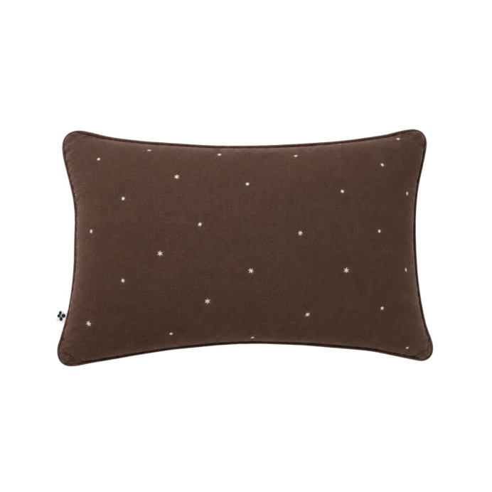 Coussin gaze de coton Gaïa Stella L'effet Papillon | Impression Lin