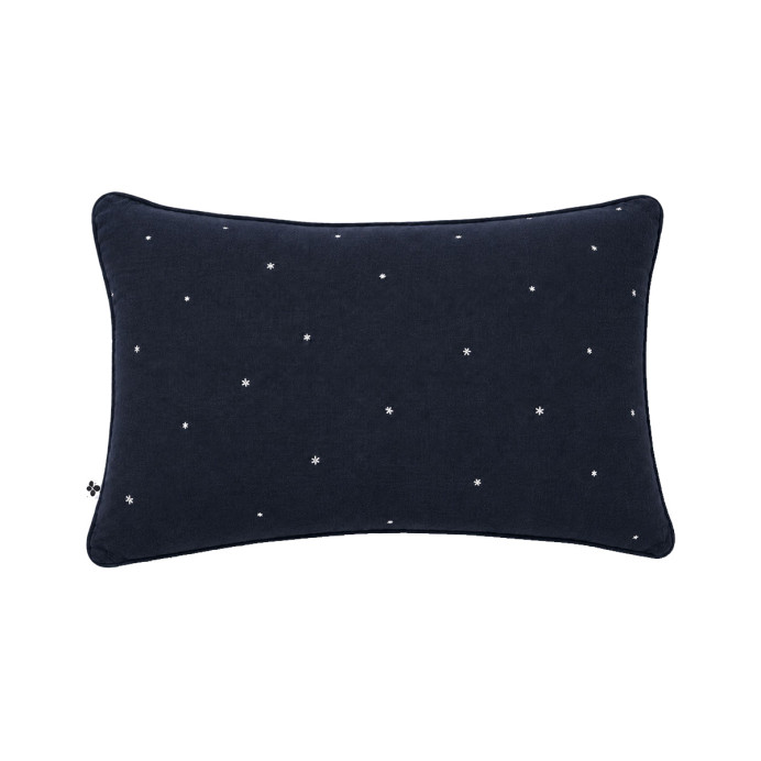 Coussin gaze de coton Gaïa Stella L'effet Papillon | Impression Lin