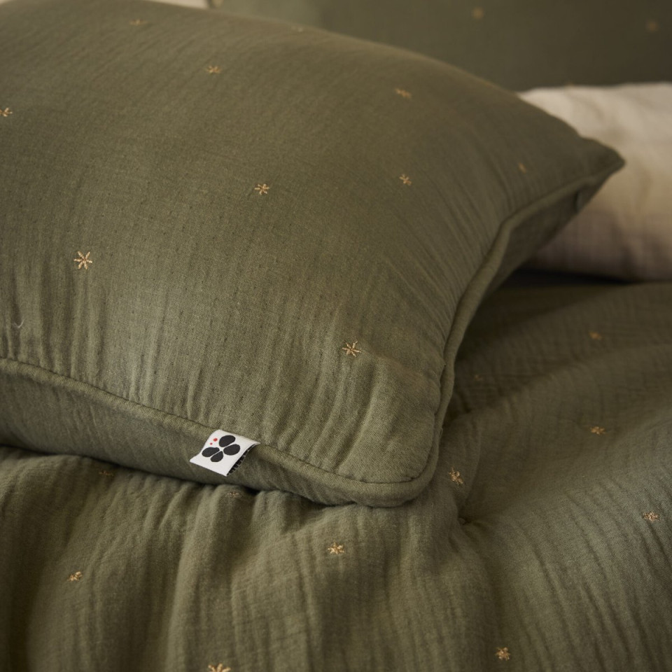 Coussin gaze de coton GAIA STELLA