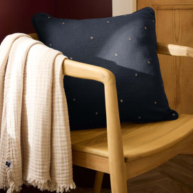 Coussin gaze de coton GAIA STELLA