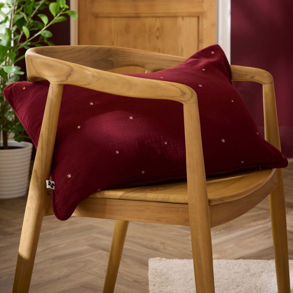 Coussin gaze de coton GAIA STELLA