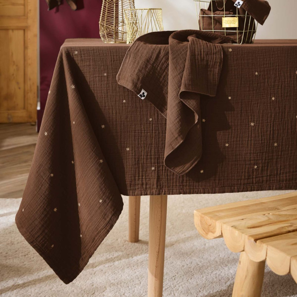 Nappe gaze de coton GAIA STELLA