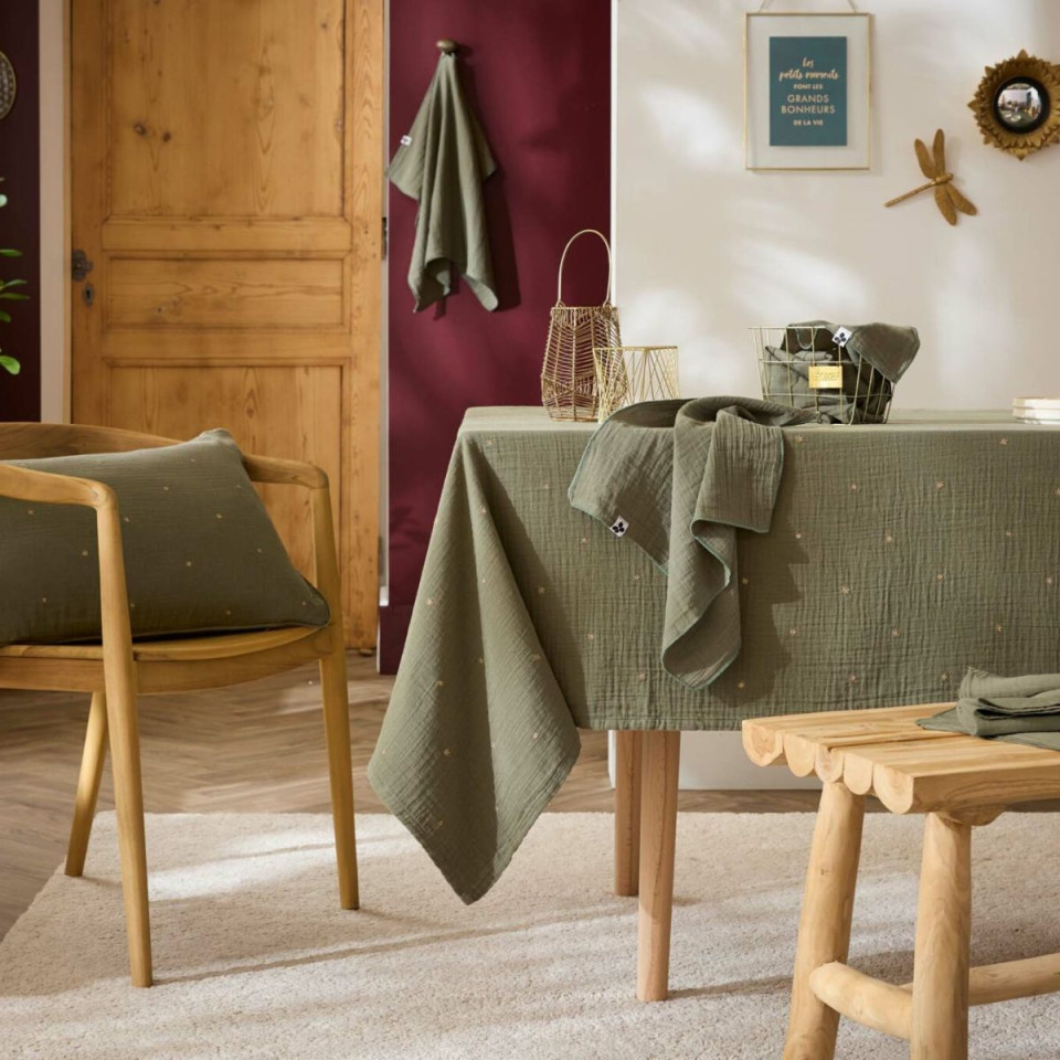 Nappe gaze de coton GAIA STELLA