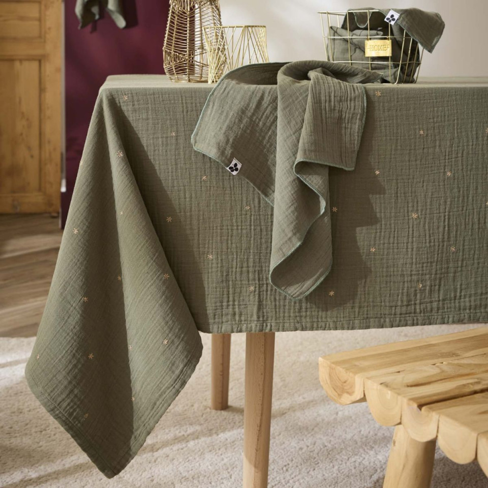 Nappe gaze de coton GAIA STELLA