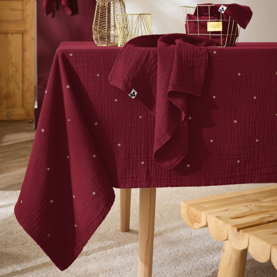 Nappe gaze de coton GAIA STELLA