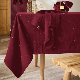 Nappe gaze de coton GAIA STELLA