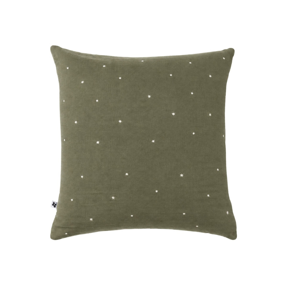 Taie d'oreiller gaze de coton GAIA STELLA