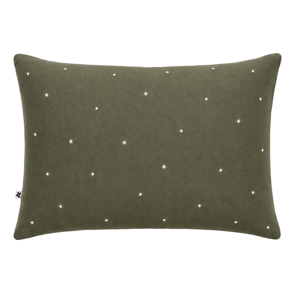 Taie d'oreiller gaze de coton GAIA STELLA