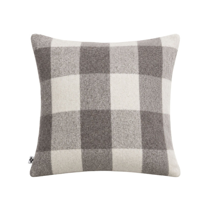 Coussin laine recyclée Lancelot L'effet Papillon | Impression Lin
