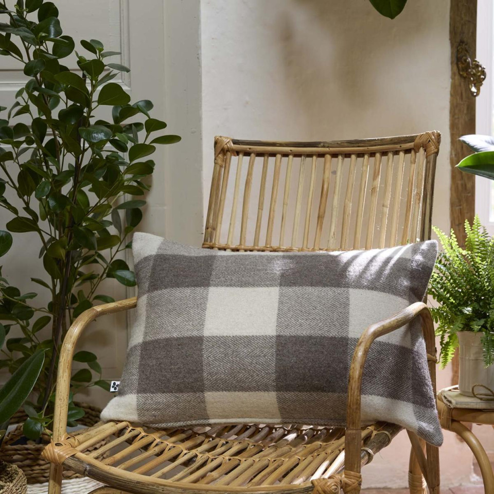 Coussin laine recyclée LANCELOT