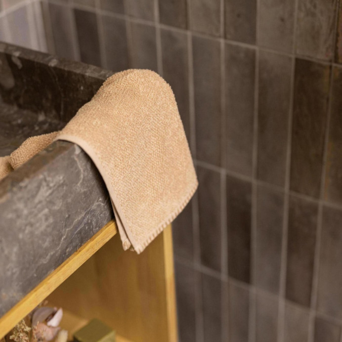 Serviette & Drap de Bain en Coton BORA - Vivaraise | Impression lin