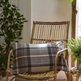 Coussin laine recyclée LEANDRE