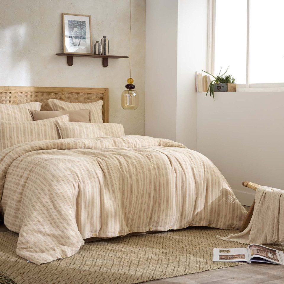 Housse de couette flanelle LUCIEN