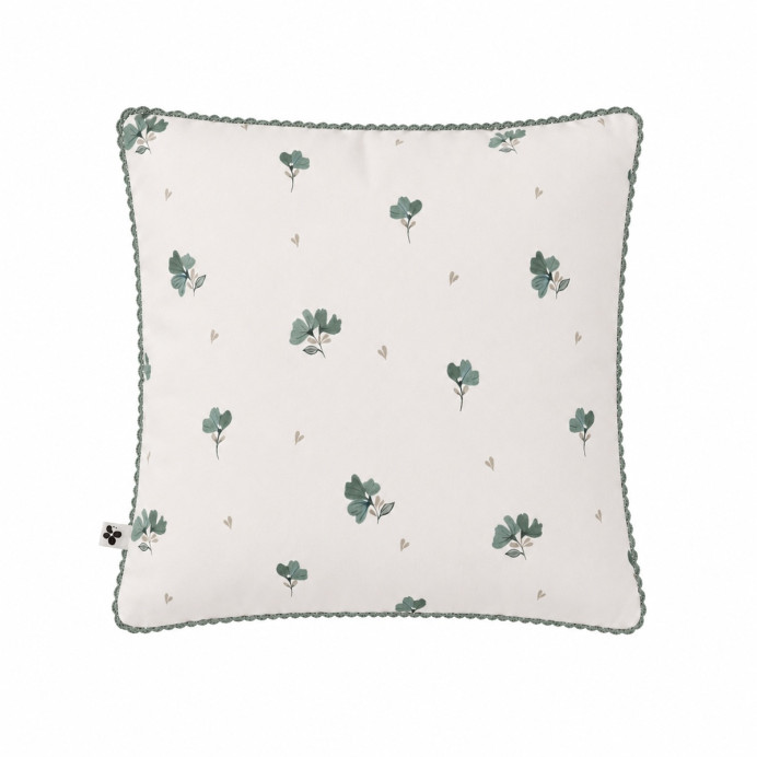 Coussin gaze de coton Mila L'effet Papillon | Impression Lin