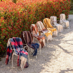 Plaid Bicolore Recyclé ISABEL