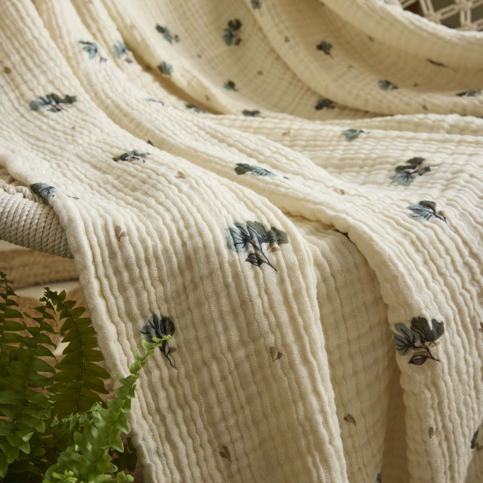 Plaid gaze de coton MILA