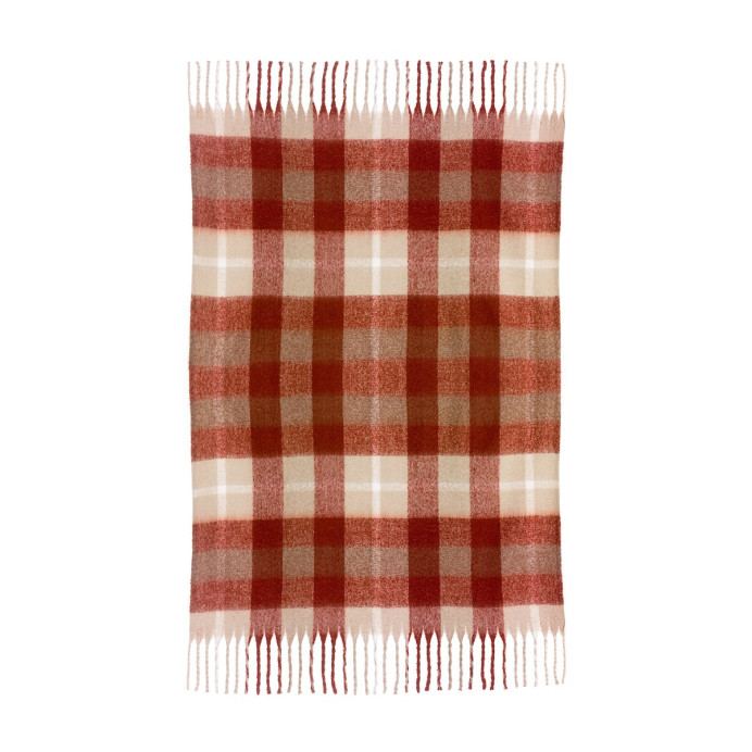 Plaid Tartan Recyclé ISABEL - Vivaraise | Impression lin