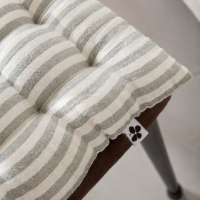 Galette de chaise gaze de coton ROMIE