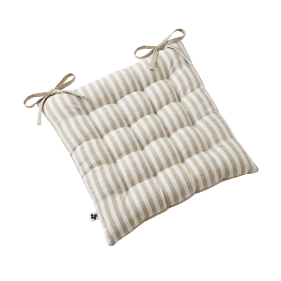 Galette de chaise gaze de coton ROMIE