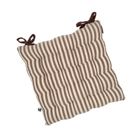 Galette de chaise gaze de coton ROMIE