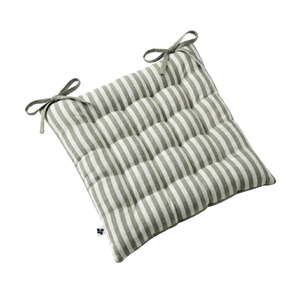 Galette de chaise gaze de coton ROMIE
