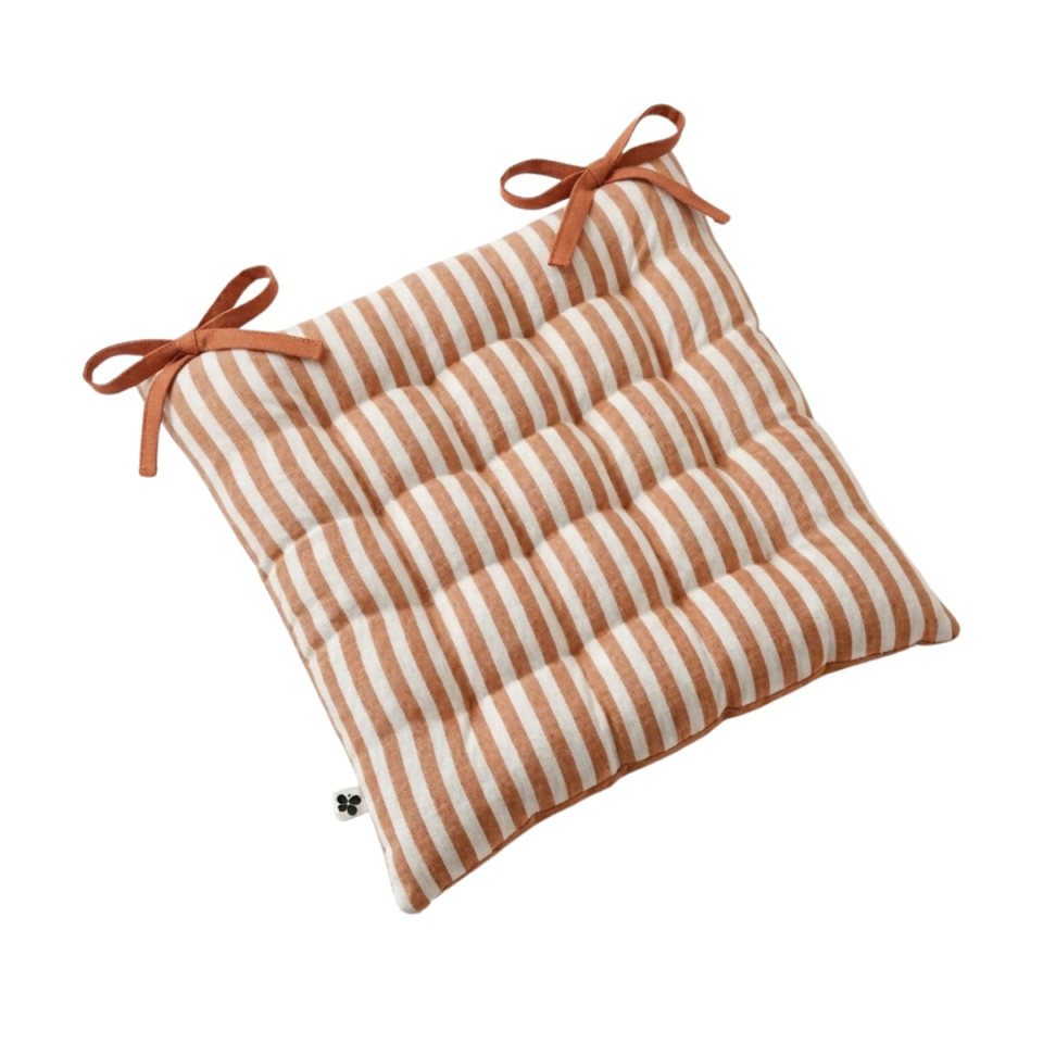 Galette de chaise gaze de coton ROMIE