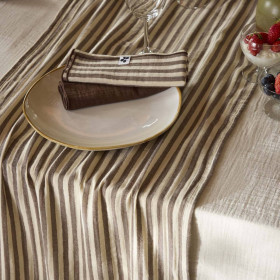 Chemin de table gaze de coton ROMIE