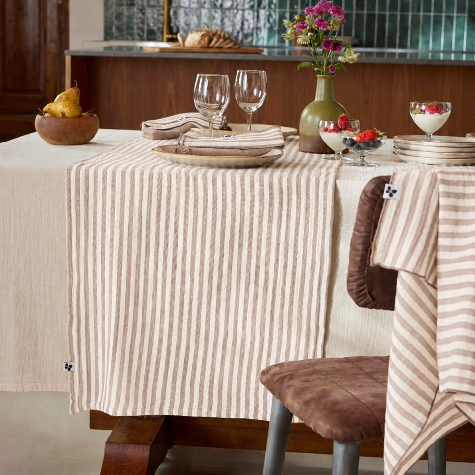 Chemin de table gaze de coton ROMIE