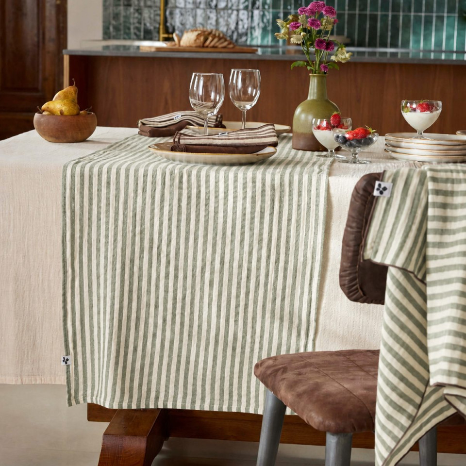 Chemin de table gaze de coton ROMIE