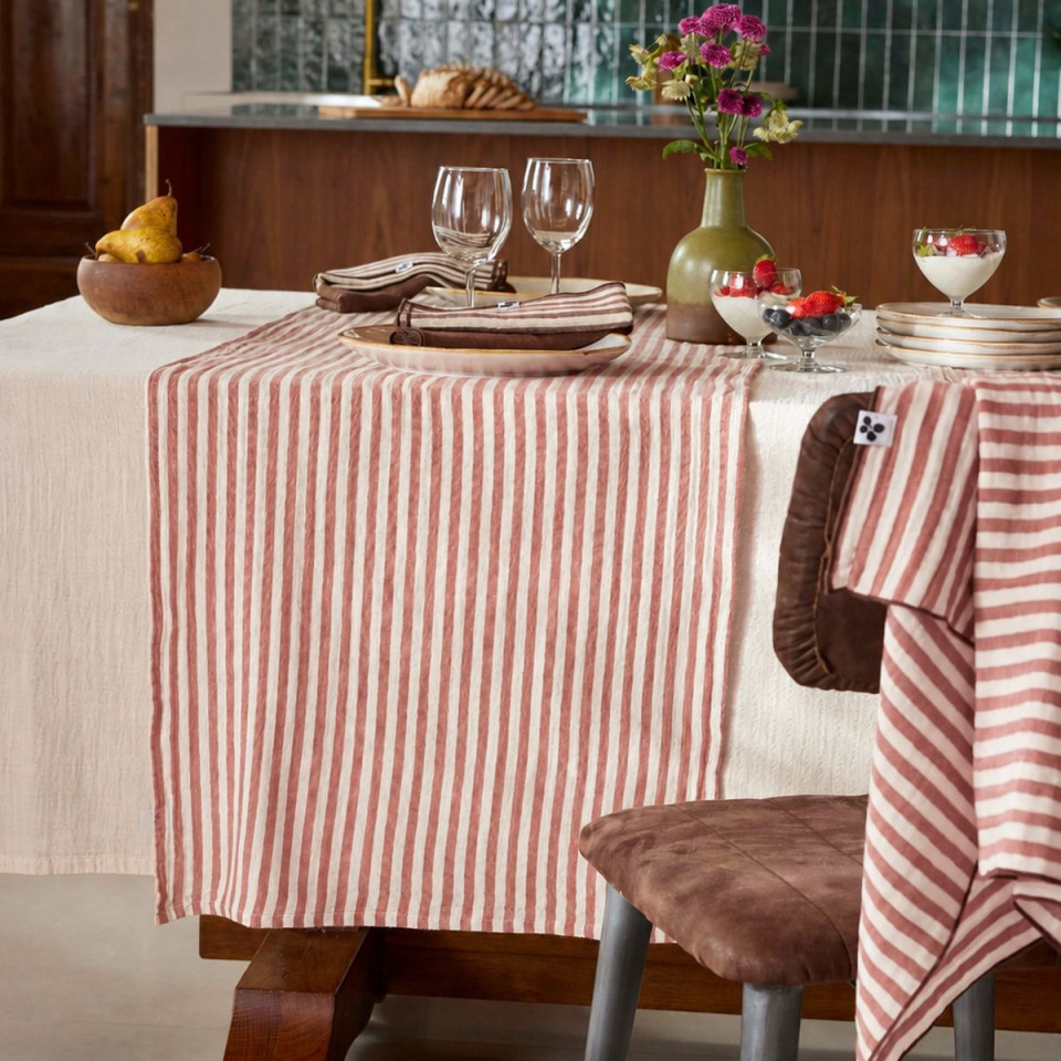 Chemin de table gaze de coton ROMIE