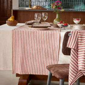 Chemin de table gaze de coton ROMIE