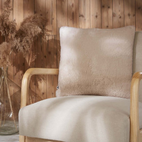 Coussin fausse fourrure Sven