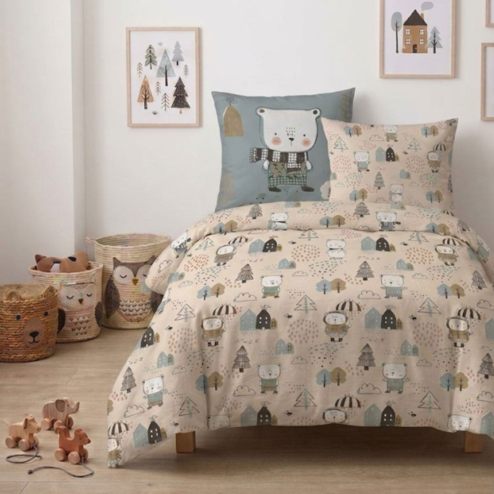 Housse de couette en coton Teddy