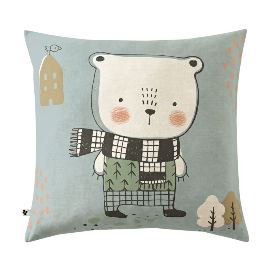 Taie d'oreiller en coton TEDDY