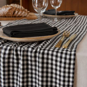 Chemin de table en gaze de coton VICKIE