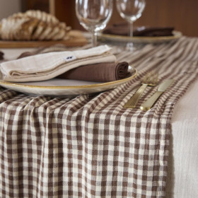 Chemin de table en gaze de coton VICKIE