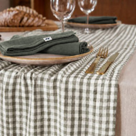 Chemin de table en gaze de coton VICKIE