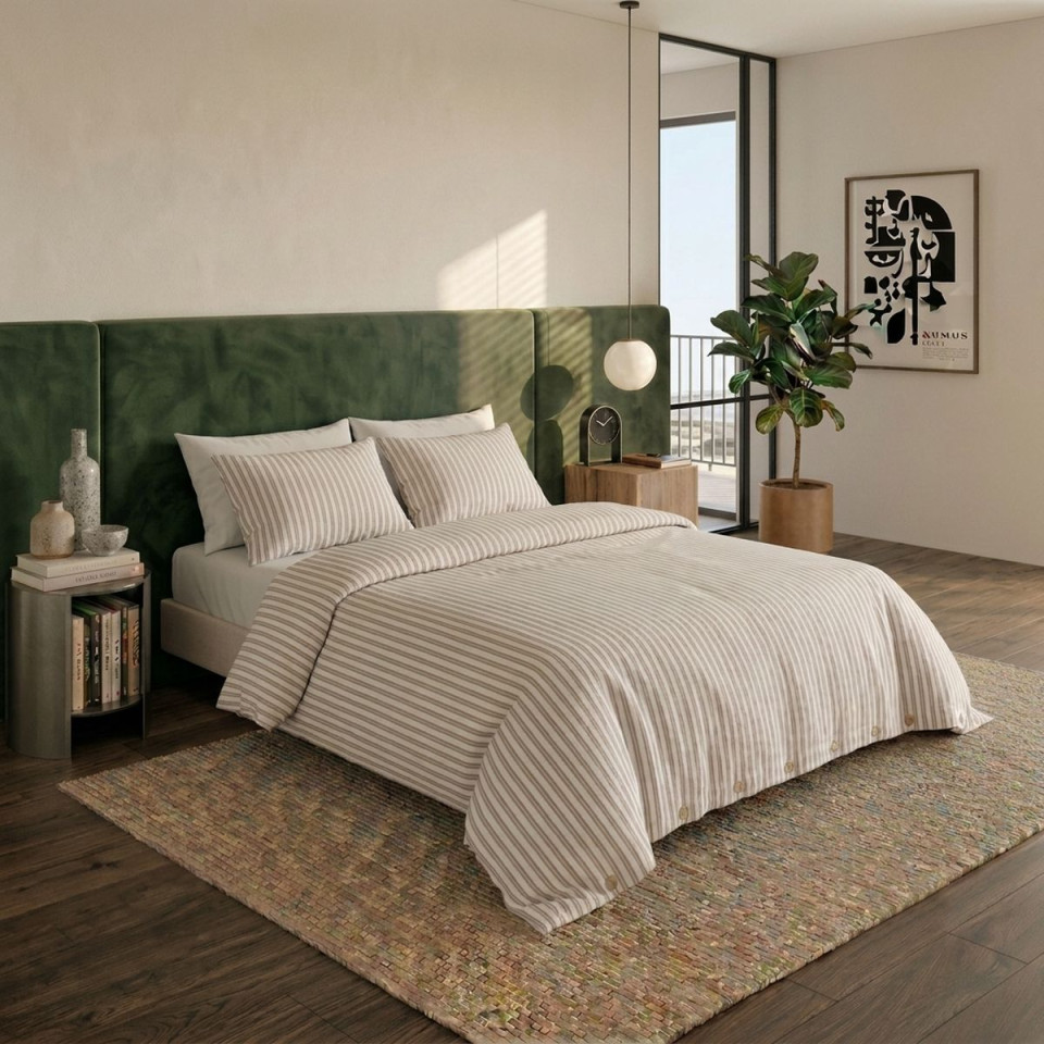 Housse de couette en percale VIOLETTE